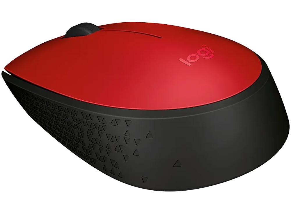 Logitech Wireless Mouse M171 červená2